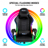 Cadeira Gaming com LED's RGB Almofadas Rodas Super-Confortável Desportiva The Horde Preço