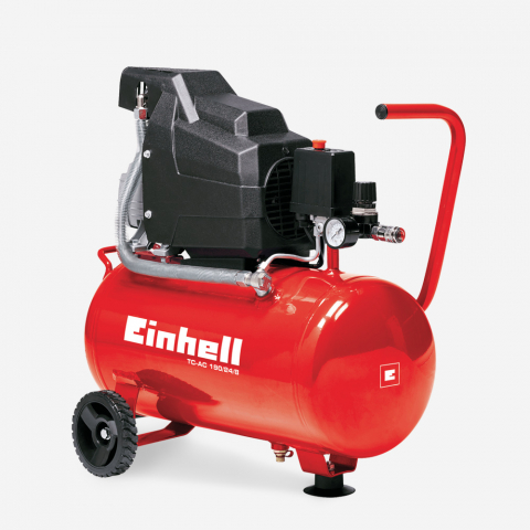 Compressor de ar elétrico portátil 8 bar 24 litros 1500W 2HP de óleo Einhell