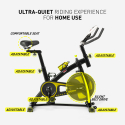 Bicicleta Estática Profissional Doméstica c/Volante 10kg Athletica Catálogo