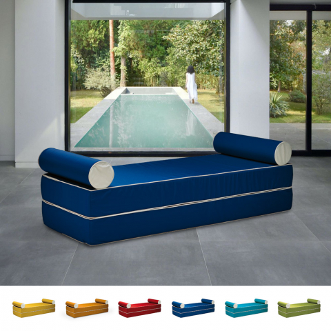 Sofá-cama duplo modular de design modular com almofadas Free Bed