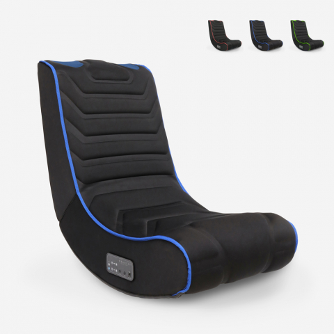 Cadeira de Chão / Rasteira para Jogos c/Sistema de Som e Bluetooth, Dragon Promoção