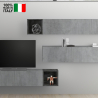 Móvel de parede com suporte para TV com design modular moderno para sala de estar Infinity 99 Venda