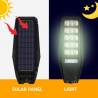Sensor de suporte lateral para iluminação pública solar 300W LED com controle remoto Solis XL Descontos