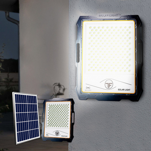 Farol LED portátil 600W Painel solar 5000 lumens controle remoto Inluminatio XXL