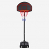 Cesto de Basket Portátil com Rodas Reguláveis ​​em Altura 160 - 210cm LA Promoção