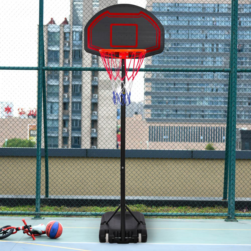 NY, Cesto de Basket Portátil Profissional com Altura Ajustável 250 - 305cm