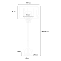 Cesto de Basket Portátil Profissional com Altura Ajustável 250 - 305cm NY Modelo