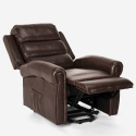 Cadeira elétrica de massagem  c/Aquecimento Elevador Rodas Isabel 