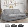 Sofá-cama de 3 lugares Almofadas Moderno Versátil Elegante Prático Verto Promoção