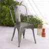 Cadeiras Vintage de Metal Aço Empilháveis Confortáveis Steel Old Preço