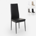 Cadeira Moderna em Couro sintético para Cozinha Sala de jantar Restaurante Imperial Promoção