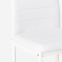 Cadeira Moderna em Couro sintético para Cozinha Sala de jantar Restaurante Imperial Compra