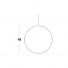 Candeeiro De Teto Supenso Moderno Elegante Sala de Estar Quarto Globo Hanging Escolha