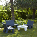 Cadeira Baixa Moderna para Jardim Confortável Futurista Low Lita 