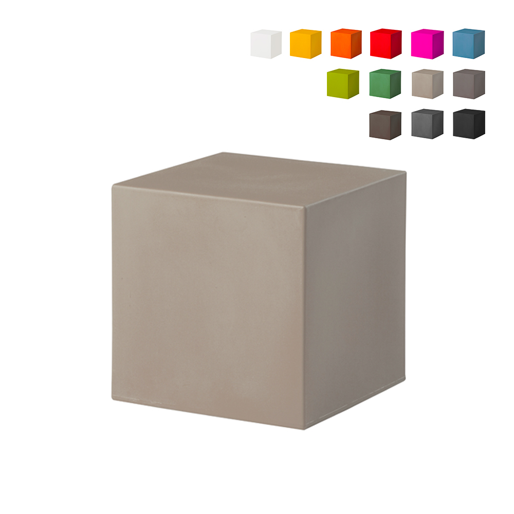 Mesinha Cúbica Banco Moderna Colorida Cubo Pouf