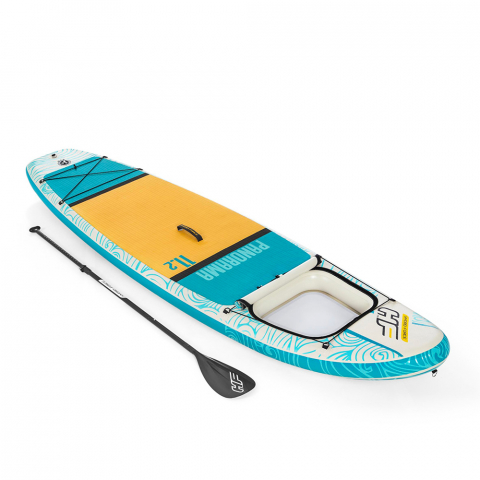 Bestway 65363 Paddle board SUP Painel Transparente 340cm, Hydro-Force Panorama Promoção