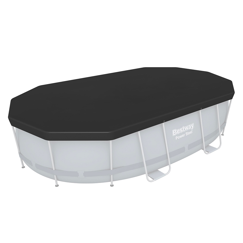 Bestway 58425 Cobertura Para Piscina Oval 427x250x100cm Power Steel
