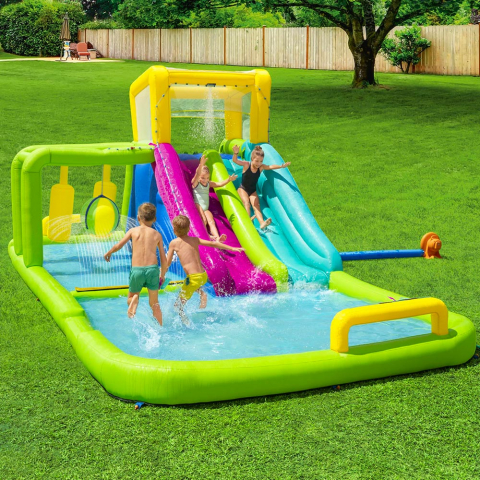Splash Course playground aquático inflável para crianças com obstáculos Bestway 53387