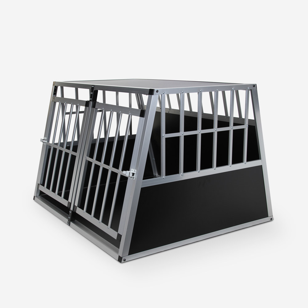 Transportadora Rígida de Alumínio Dupla para Cães 104x91x69cm Skaut XL