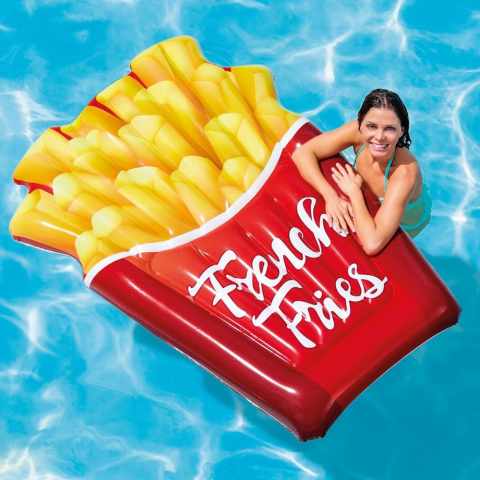 Colchão insuflável Intex 58775 French fries Batatas fritas piscina