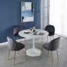 Mesa redonda 70cm cozinha bar sala de jantar design escandinavo moderno Tulip