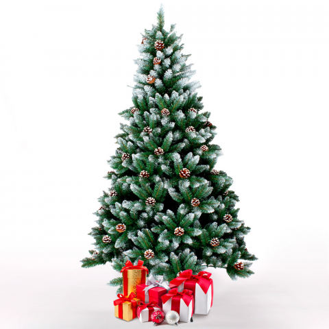 Árvore de Natal artificial com decorações 240 cm Oulu