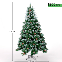 Árvore de Natal Artificial Ecológica Decorada Grande 210cm Tampere Catálogo