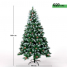 Árvore de Natal Artificial Decorada c/180cm Manitoba Catálogo