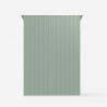 Casinha Caixa de Ferramentas em Chapa de Metal Verde 143x89x186cm Amalfi nature  Escolha