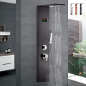 Painel de coluna de chuveiro em aço com efeito Chuva Cascata e Hidromassagem Rapolano Venda