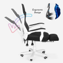 Cadeira Gaming Respirável Confortável c/Repousa-pés Gordian Plus Escolha