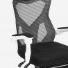 Cadeira Gaming Respirável Confortável c/Repousa-pés Gordian Plus Medidas