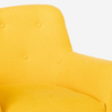 Conjunto de 2 poltronas 1 sofá de 2 lugares Minimalista Estofos removíveis e laváveis Cleis 