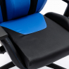Cadeira de Jogos Ergonómica Desportiva Ajustável em Couro Portimao Sky Preço