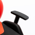 Cadeira de Jogos Ergonómica Desportiva Ajustável em Couro sintético Portimao Fire Custo