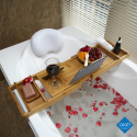 Prateleira para banheira de Madeira extensível Casa de banho Móveis Mobília Bambu Venda