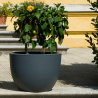 Vaso design redondo para plantas Ø 60cm jardim terraço varanda Orione Estoque