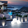 Candeeiro LED esférico Ø 30cm para jardim exterior bar restaurante Sirio Promoção