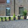 Vaso design redondo para plantas Ø 60cm jardim terraço varanda Orione Preço