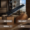 Aquecedor Infravermelhos Bluetooth sem Emissão de Luz 1000W Spaik Saldos