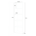 Armário roupeiro hall de entrada sala de estar design 5 compartimentos branco brilhante Arco Wardrobe Catálogo