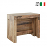 Mesa de jantar extensível com console de madeira 90x51-300cm Pratika Wood Venda
