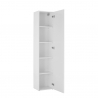 Coluna armário design móvel entrada 5 compartimentos branco brilhante Joy Wardrobe Descontos