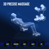 Poltrona Cadeira de Massagens Profissional Elétrica Reclinável 3D Zero Gravity Anisha 