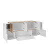 Design dressoir woonkamer 220cm glanzend wit hout New Coro Kommode Saldos