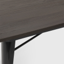 Conjunto de 4 Cadeiras c/Mesa p/Sala de jantar 120x60cm Caster Wood 
