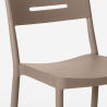 Conjunto de 2 Cadeiras c/Mesa Redonda 80x80cm Bege Ipsum 