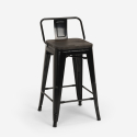 Conjunto de Mesa e 4 Cadeiras Modernas p/Café ou Bar 60x60cm Buch 