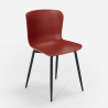 Conjunto 4 Cadeiras c/Mesa Quadrada 80x80cm Madeira Metal Anvil Ligh 