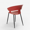 Conjunto Mesa de jantar e 4 Cadeiras 80x80cm Reeve White 